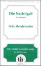 Die Nachtigall SATB choral sheet music cover